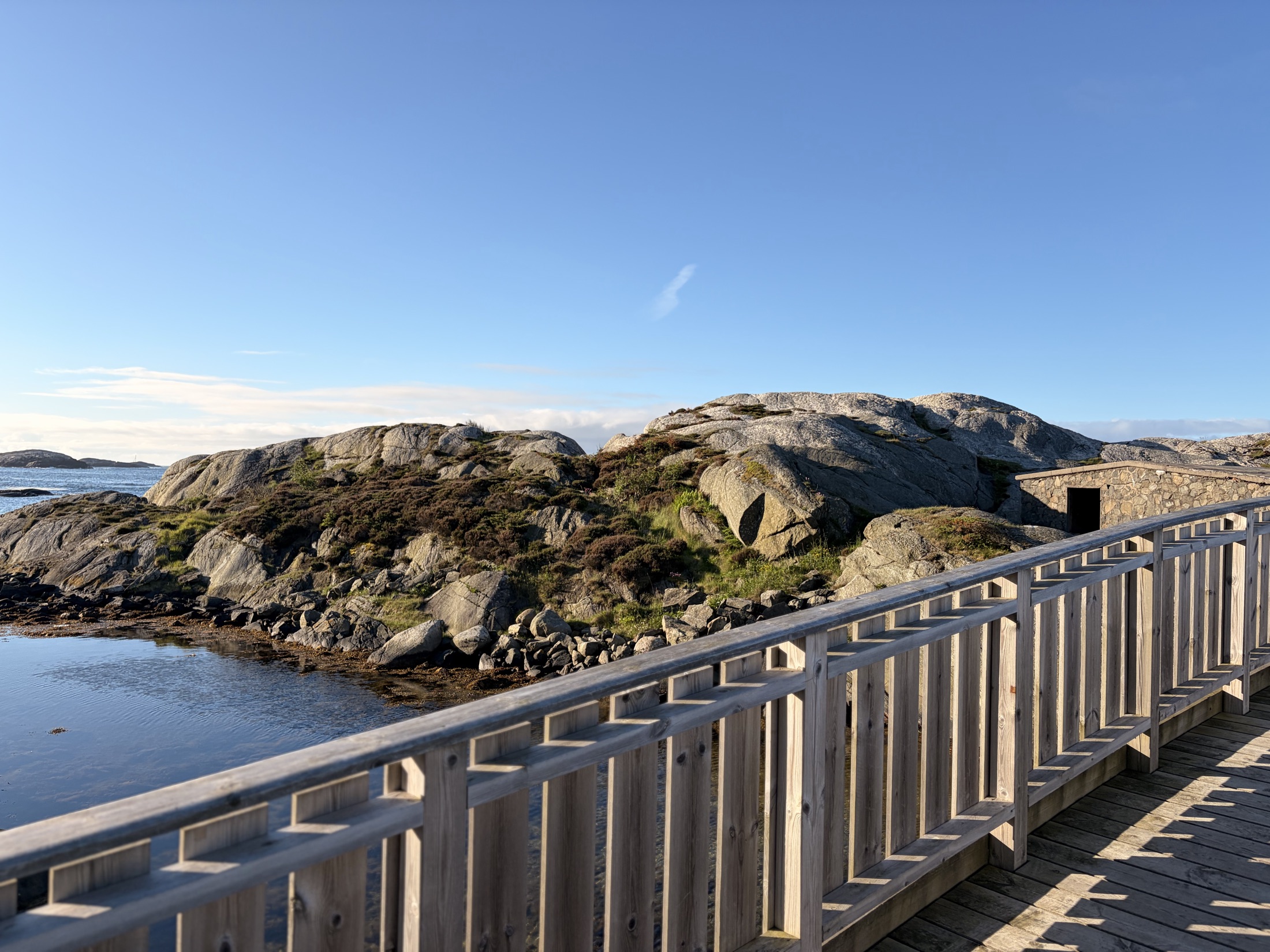 Boardwalk over the water, Flekkerøy